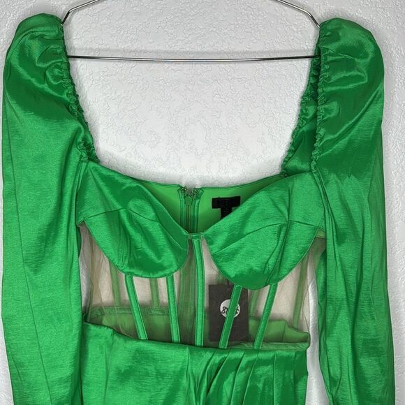 NWT NBD Revolve Tallulah Dress Emerald Green Small - Picture 4 of 13